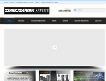 Tablet Screenshot of discoveryservice.com